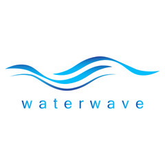 Water Wave Icon - Isolated On White Background. Vector Illustration Water Wave, Graphic Design. For Web, Websites, Print Material