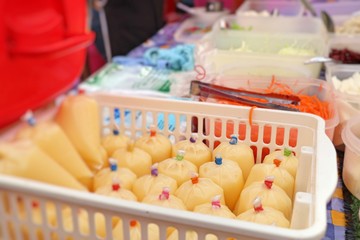fruit salad at the market