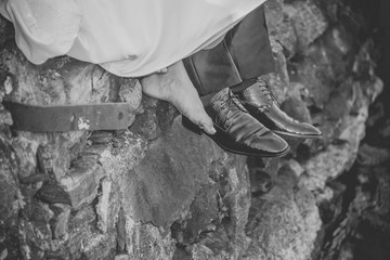 piedi scarpe matrimonio