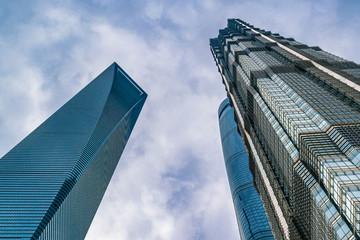 Fototapeta na wymiar Pudong Financial District, Shanghai, China