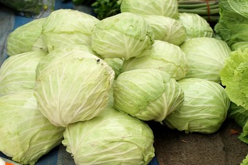 Fototapeta na wymiar cabbage at the market