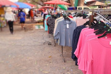 shop clothes for sales at market