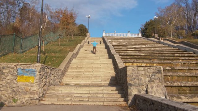 Upstairs with the barbell  BMCC 2.5K resolution: 2400 x 1350