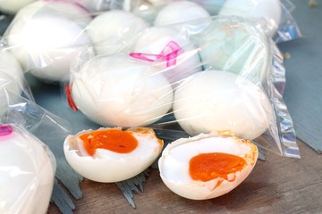 salted egg in street food