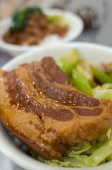 soy-stewed pork with rice