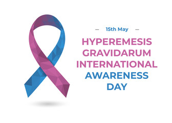 Hyperemesis gravidarum pink and blue ribbon web