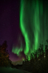 Aurora Borealis at the arctic circle in Norway