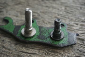 iron motorcycle screw