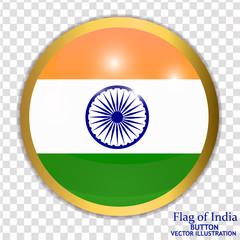Bright background with flag of India. Happy India day background. Bright illustration with transparent background .