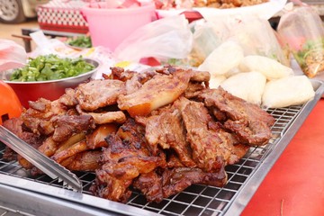 pork roast on street food