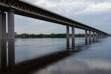 bridge at sunset