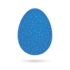 easter dotted egg- vector illustration