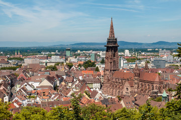 Fototapeta na wymiar Bilck über Freiburg