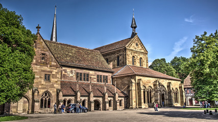 in front of famous maulbronn monastery