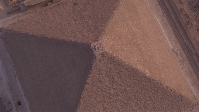 Pyramids of Giza in Cairo BY drone