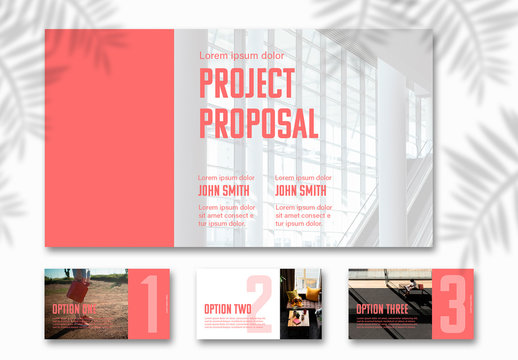 Presentation Layout with Editable Color Accents