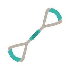 Fitness stretching band isolated