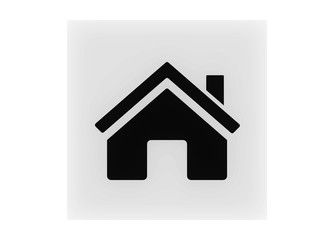 home icon on white background