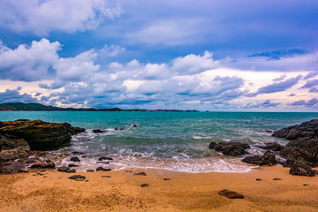 White cloud in the morning