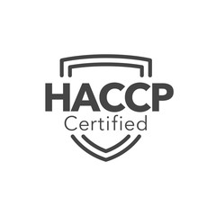 HACCP | Hazard Analysis Critical Control Points icon with award or checkmark