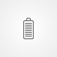 Battery vector icon sign symbol