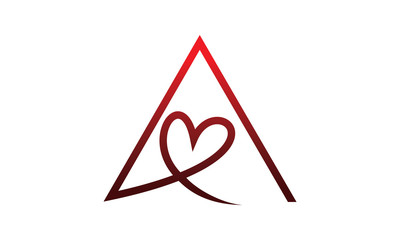 triangle love logo
