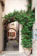 Street of the city Orvieto, Italy, Umbria. 