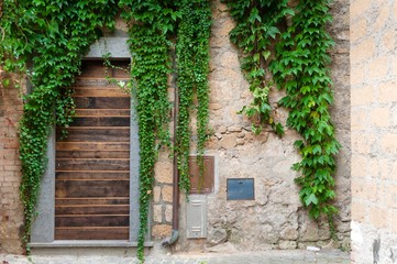 Fototapeta na wymiar Street of the city Orvieto, Italy, Umbria. 