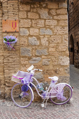 Street of the city Orvieto, Italy, Umbria. 