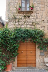 Street of the city Orvieto, Italy, Umbria. 