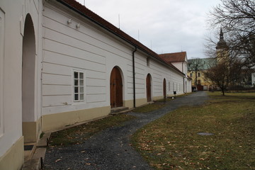Fototapeta na wymiar Vizovice chateau, Zlín region, Czech republic