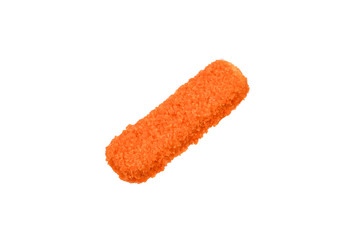 Fish stick isolated on white background.