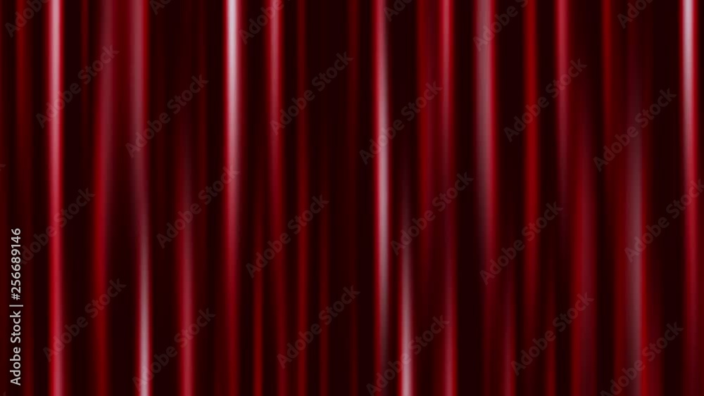 Aufkleber 4k red material curtain motion background for backdrop design