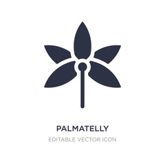 palmatelly icon on white background. Simple element illustration from Nature concept.