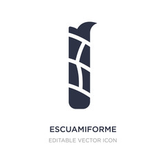 escuamiforme icon on white background. Simple element illustration from Nature concept.