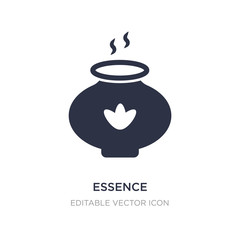 essence icon on white background. Simple element illustration from Nature concept.