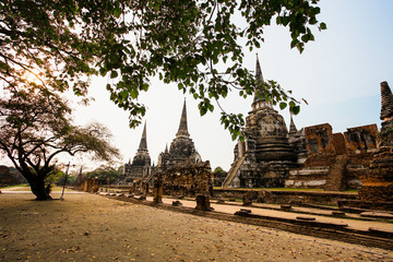 Old Ruin, Wat Phra Si Sanphet, Thailand, Sukhothai, Asia