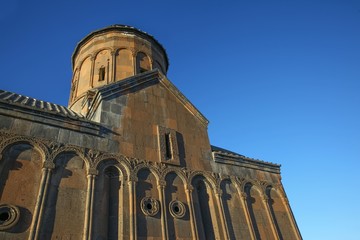 Ani, the ancient city where history fades.Kars/Turkey 