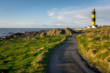The road to St John's Point Light house