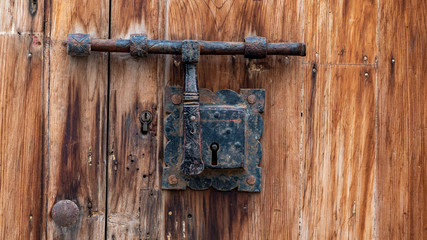 medieval door lock