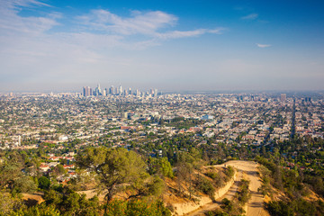 Panoramic view on Los Angeles
