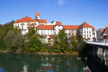 Fototapeta na wymiar Hohes Schloss Füssen im Allgäu