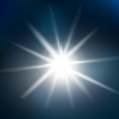 Obraz premium Glow isolated white light effect,