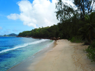 coastline of Mahe Island