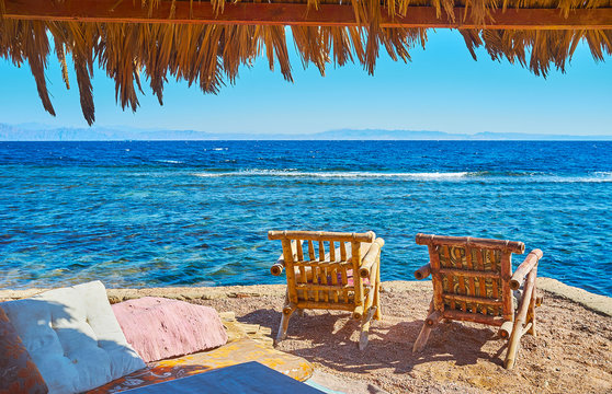 Relax with a view on sea, Dahab, Sinai, Egypt