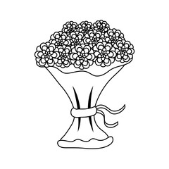 bouquet of roses icon