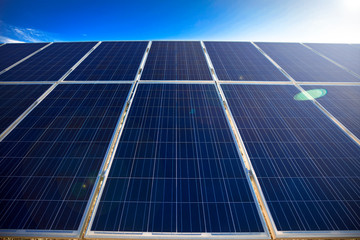 Obraz premium New energy, solar photovoltaic base