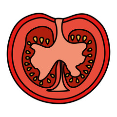 fresh tomato half icon
