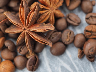 star_anise and coffee and cinnamon