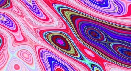 Psychedelic abstract pattern and hypnotic background for trend art,  futuristic art.